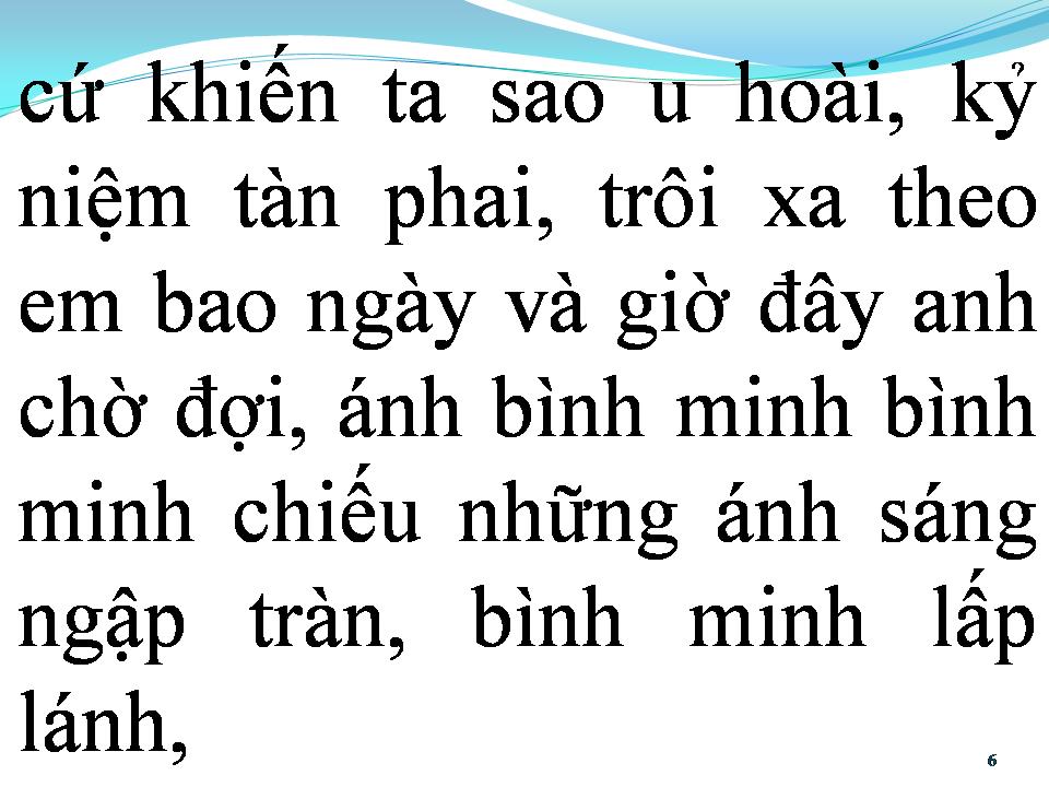 Lời bài hát BÌNH MINH