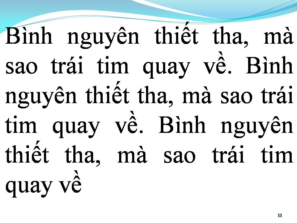 Lời bài hát BÌNH NGUYÊN XA VẮNG