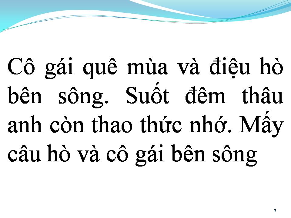 Lời bài hát BỎ LẠI DÒNG SÔNG