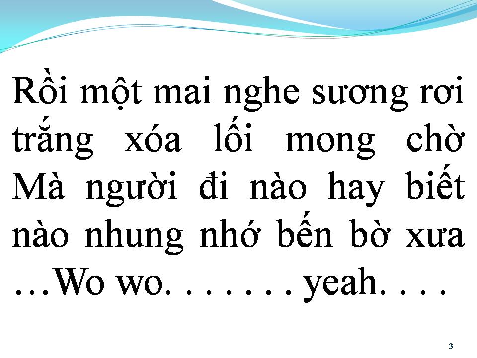 Lời bài hát BỎ LẠI PHÍA SAU