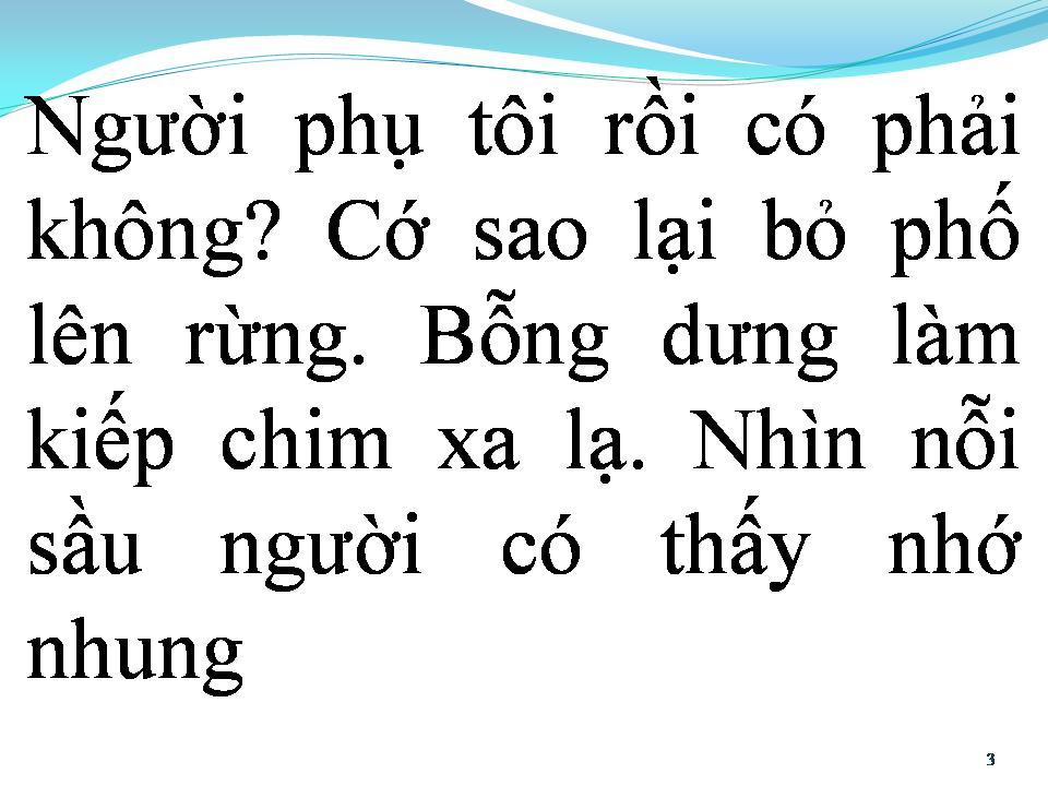 Lời bài hát BỎ PHỐ LÊN RỪNG