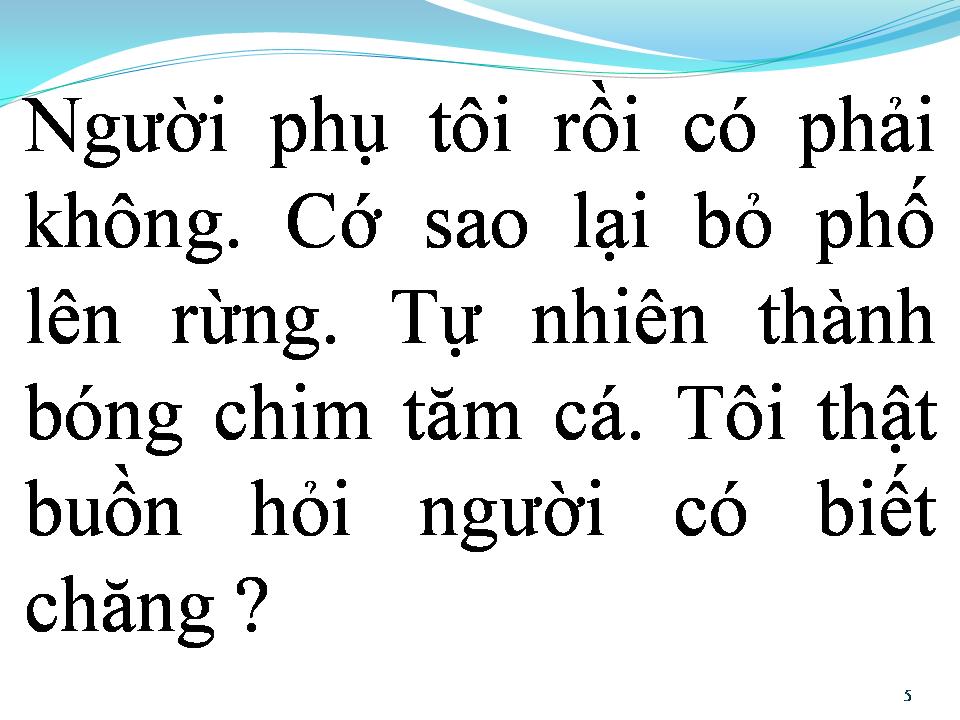 Lời bài hát BỎ PHỐ LÊN RỪNG
