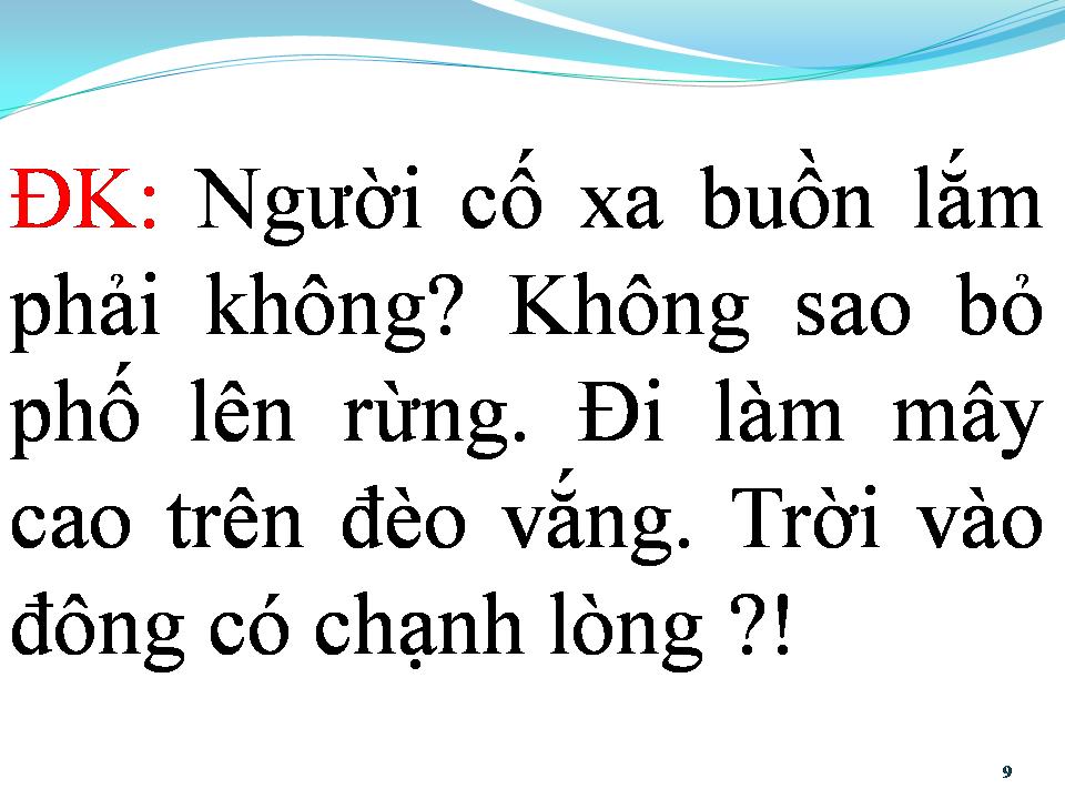 Lời bài hát BỎ PHỐ LÊN RỪNG