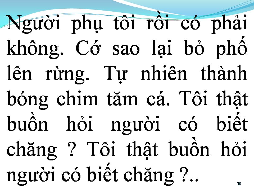 Lời bài hát BỎ PHỐ LÊN RỪNG