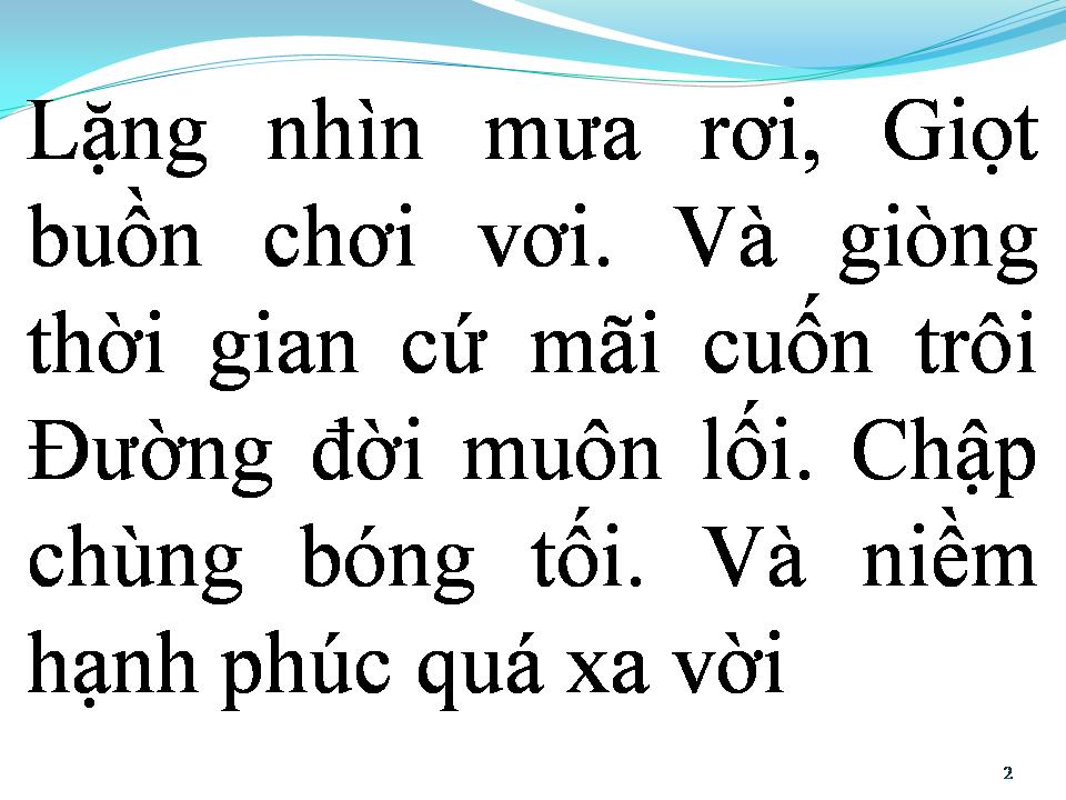 Lời bài hát BƠ VƠ