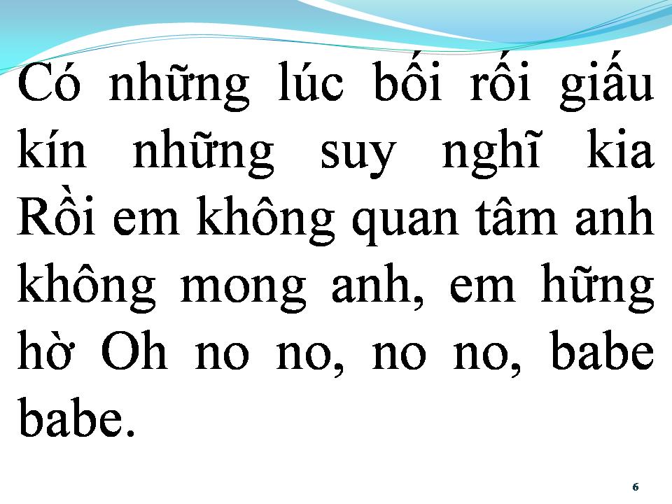 Lời bài hát BỐI RỐI