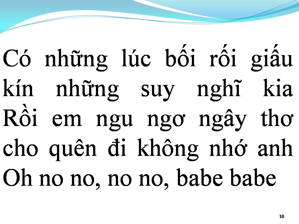 Lời bài hát BỐI RỐI