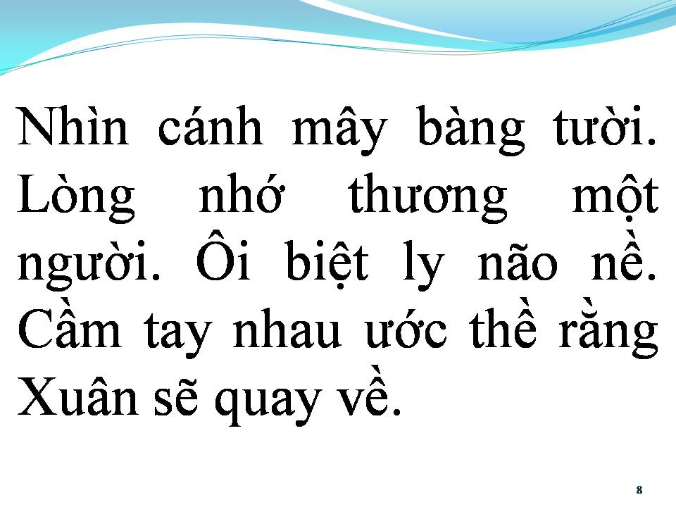 Lời bài hát BỐN MÙA THƯƠNG NHỚ