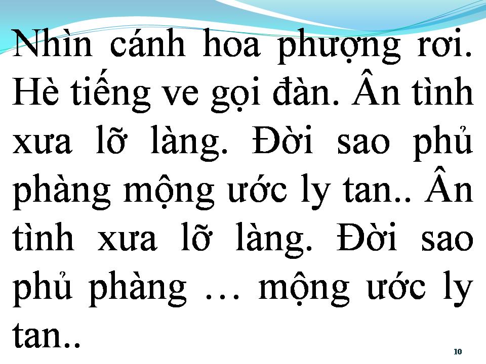 Lời bài hát BỐN MÙA THƯƠNG NHỚ