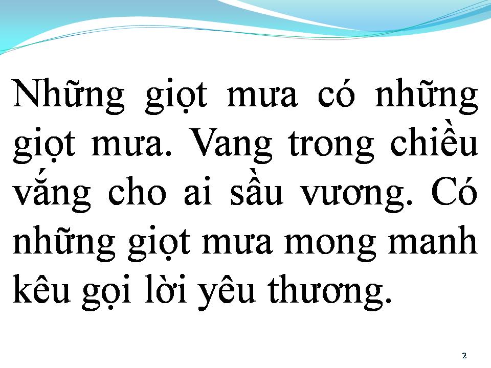 Lời bài hát BONG BÓNG MƯA