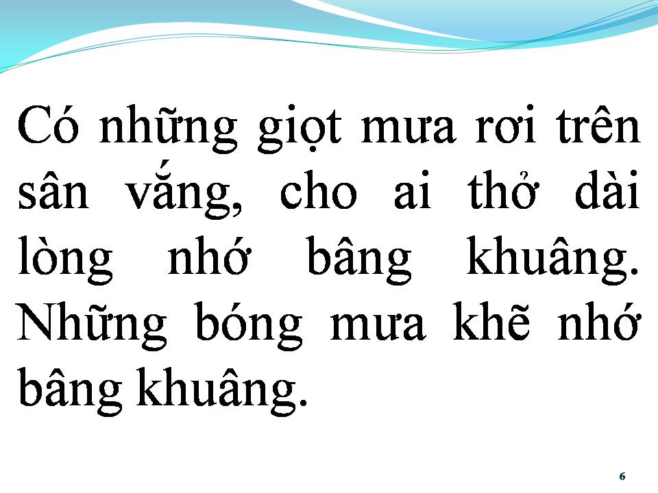 Lời bài hát BONG BÓNG MƯA