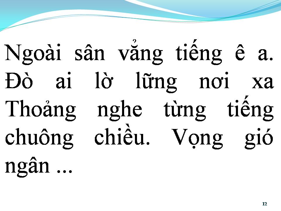 Lời bài hát BÓNG CHIỀU LÀNG TÔI