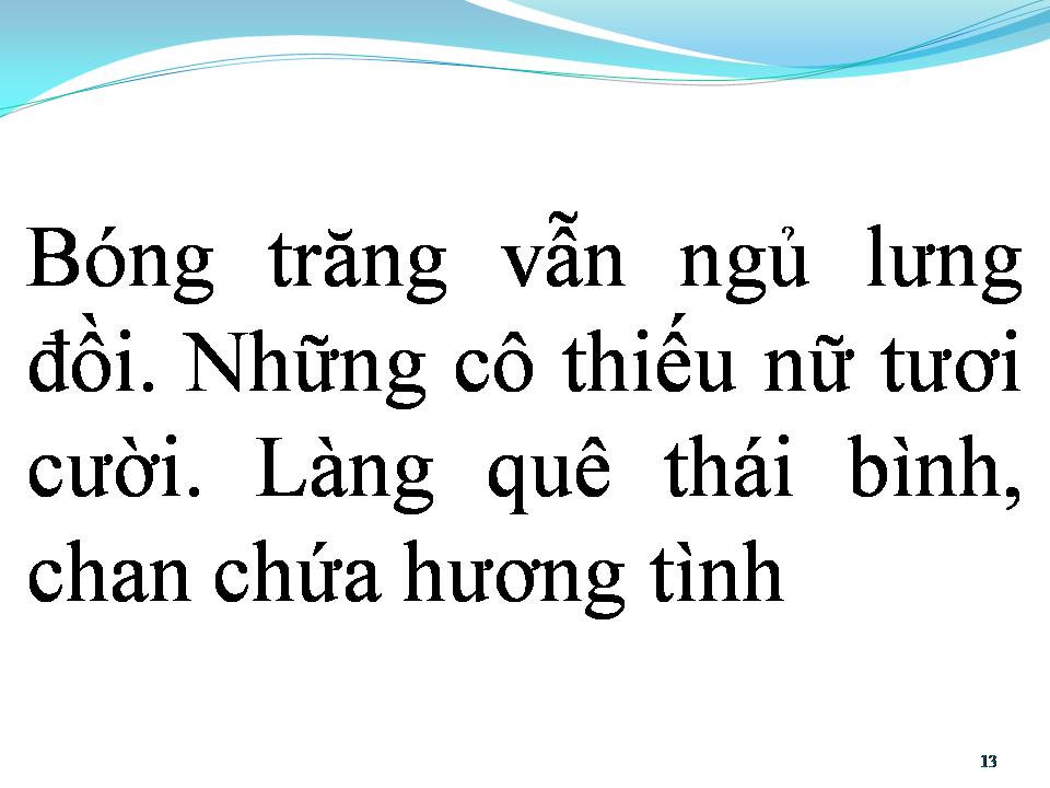 Lời bài hát BÓNG CHIỀU LÀNG TÔI