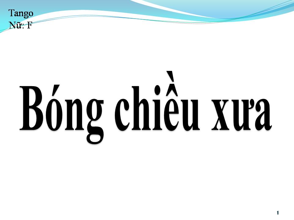 Lời bài hát BÓNG CHIỀU XƯA