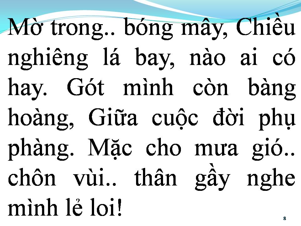 Lời bài hát BÓNG DÁNG NGƯỜI YÊU