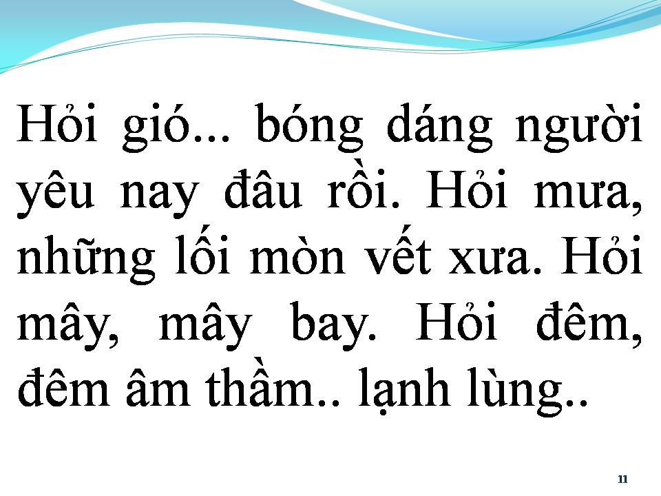 Lời bài hát BÓNG DÁNG NGƯỜI YÊU