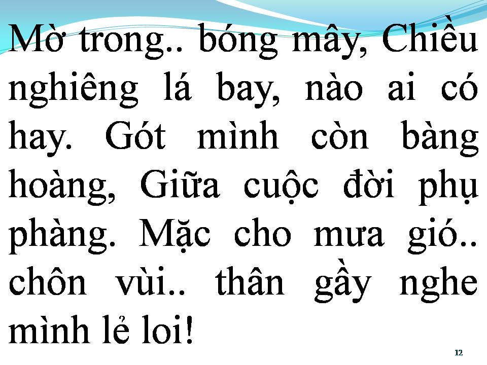 Lời bài hát BÓNG DÁNG NGƯỜI YÊU