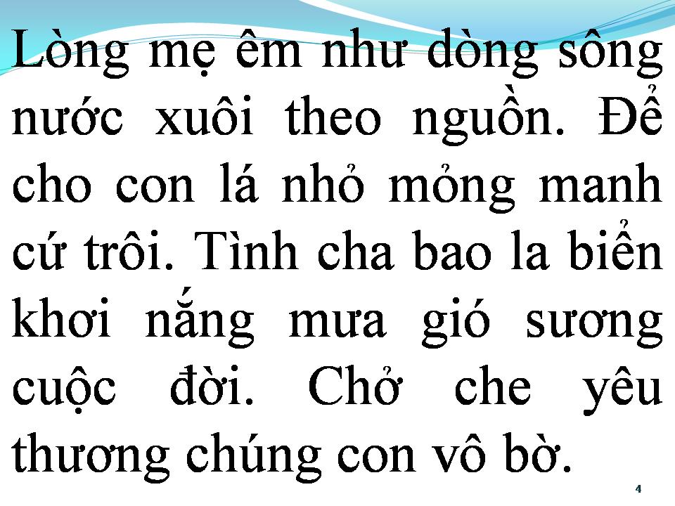 Lời bài hát BÓNG MÁT ĐỜI CON