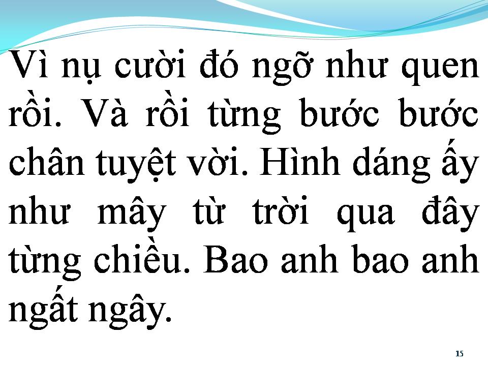 Lời bài hát BÓNG MÂY QUA THỀM