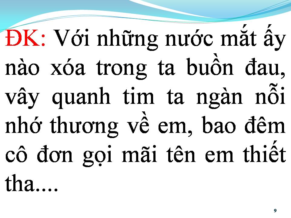 Lời bài hát BÓNG MÂY TÌNH YÊU