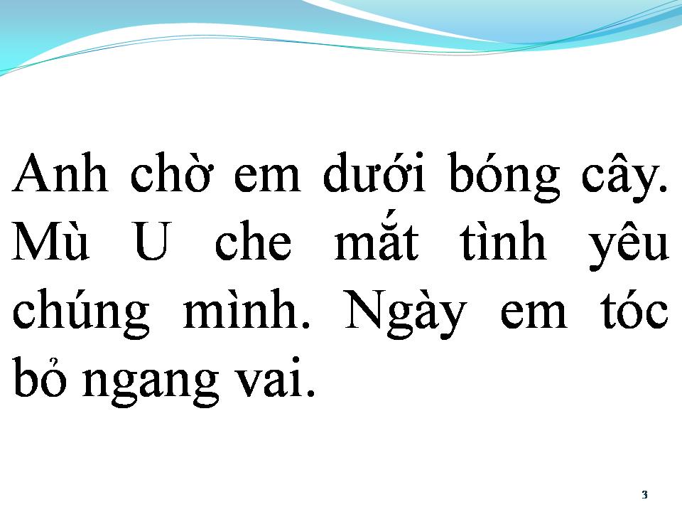 Lời bài hát BÔNG MÙ U