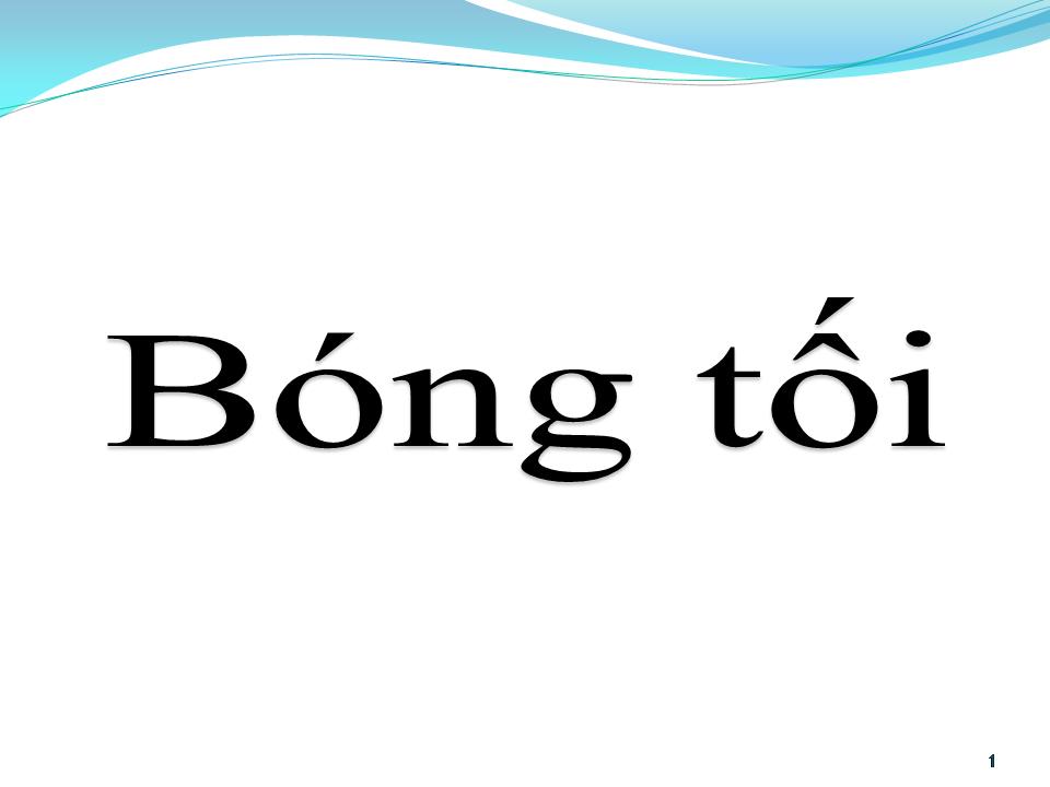 Lời bài hát BÓNG TỐI