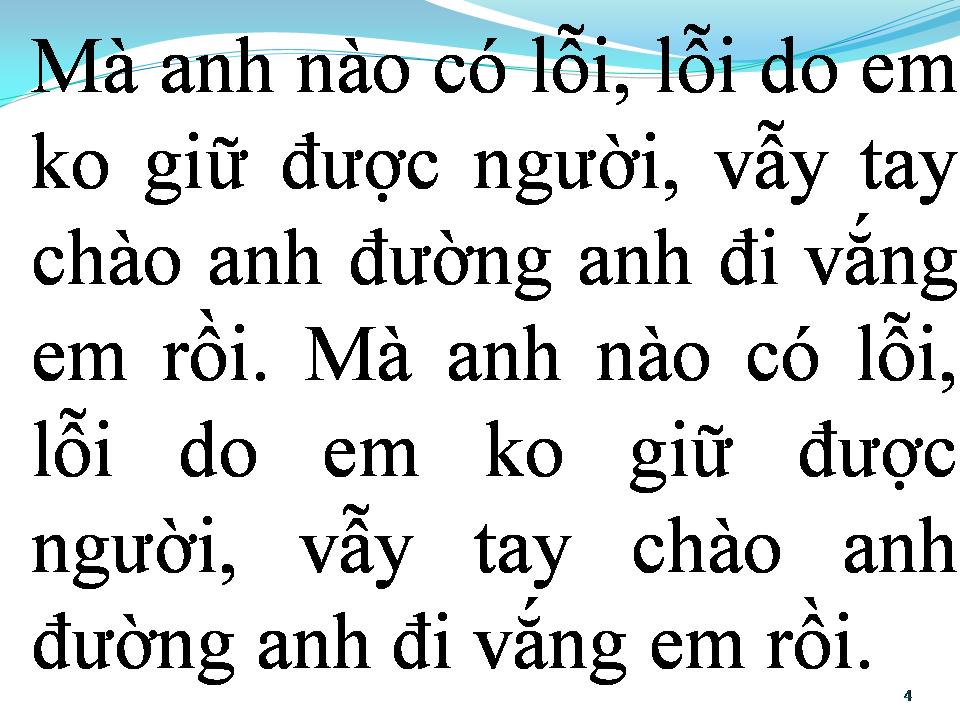 Lời bài hát BỤI BAY VÀO MẮT