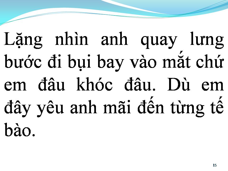 Lời bài hát BỤI BAY VÀO MẮT