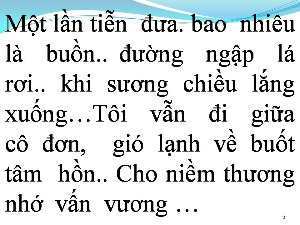 Lời bài hát BUỒN GA NHỎ