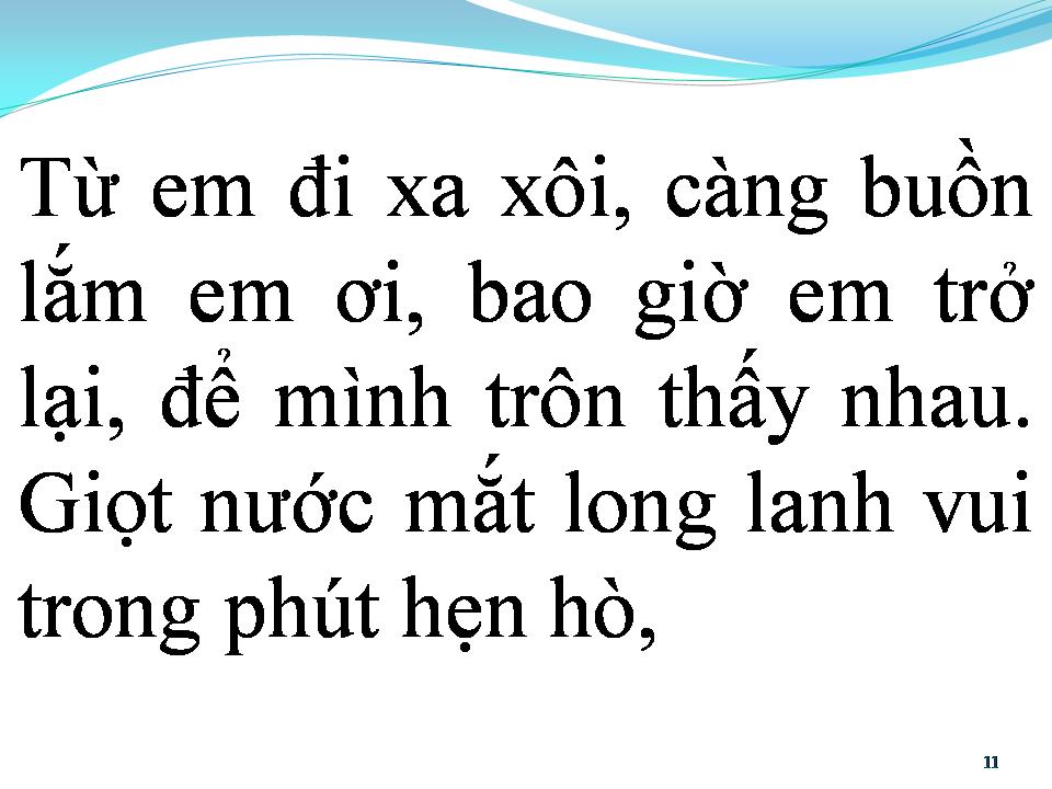 Lời bài hát BUỒN MUÔN THUỞ