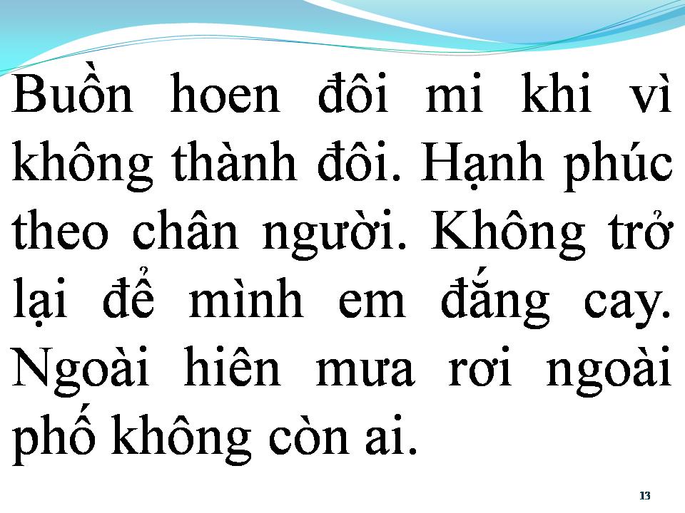 Lời bài hát BUỒN NHƯ THÔNG XANH