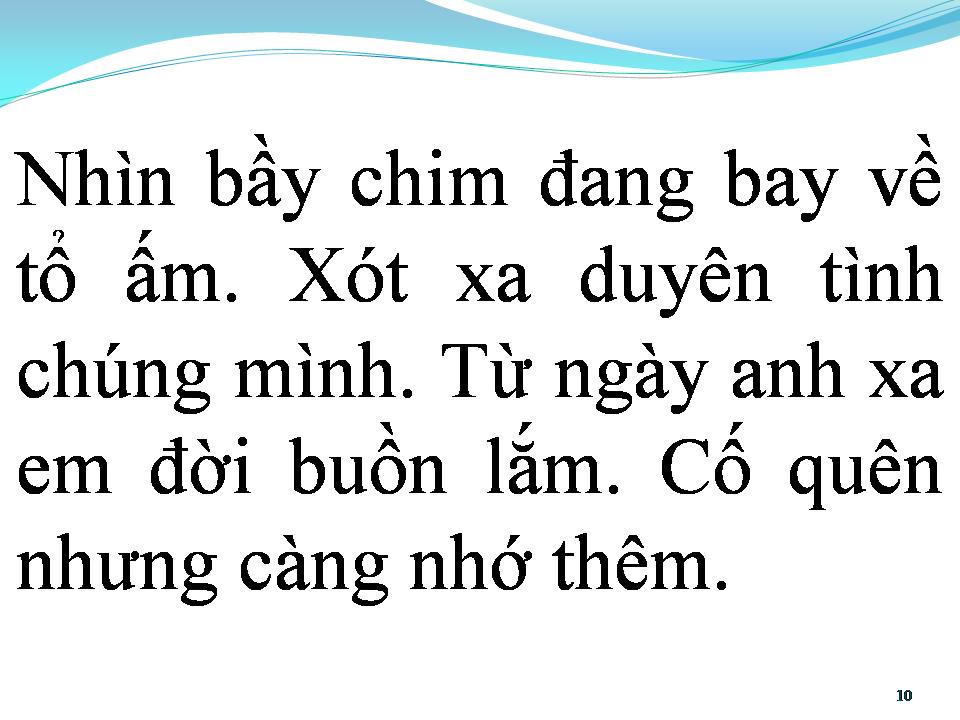 Lời bài hát BUỒN ƠI KHI NÀO NGUÔI