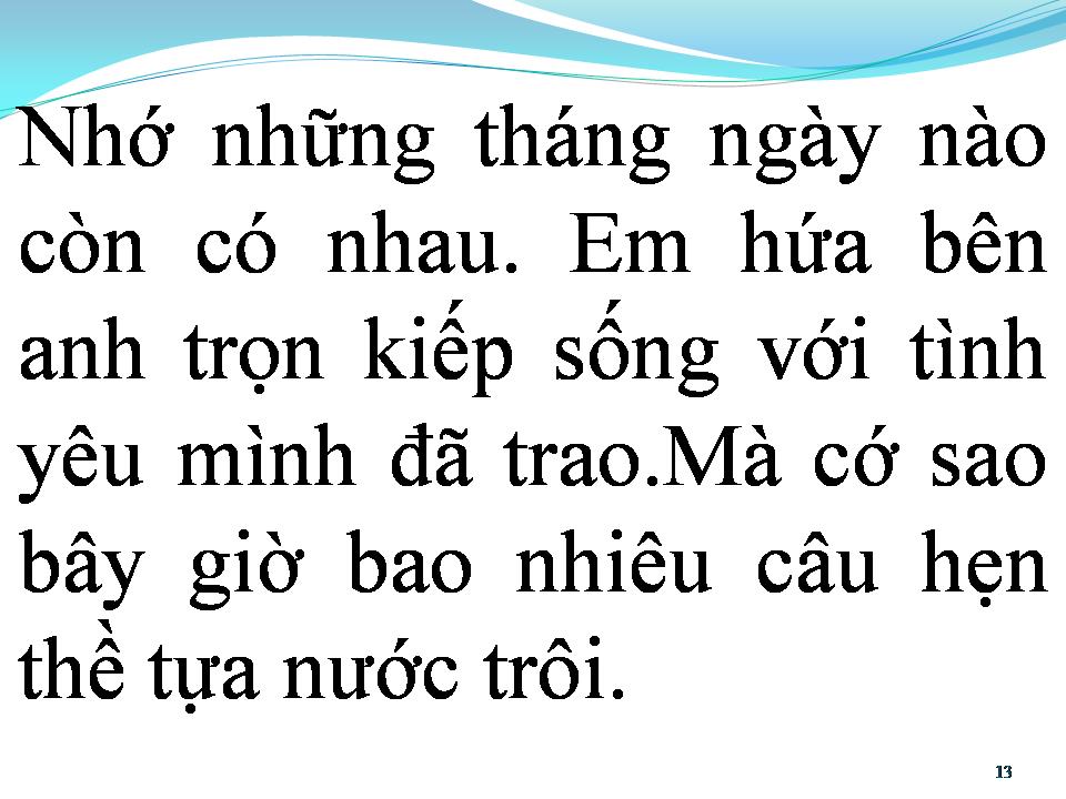 Lời bài hát BUỒN ƠI KHI NÀO NGUÔI