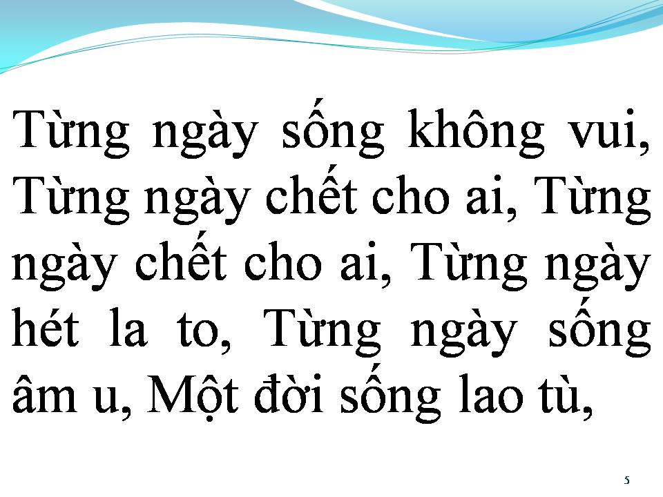 Lời bài hát BUỒN TỪNG PHÚT GIÂY