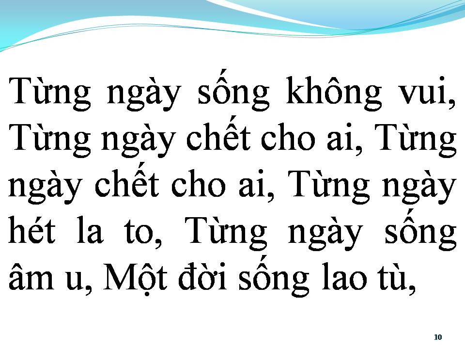 Lời bài hát BUỒN TỪNG PHÚT GIÂY
