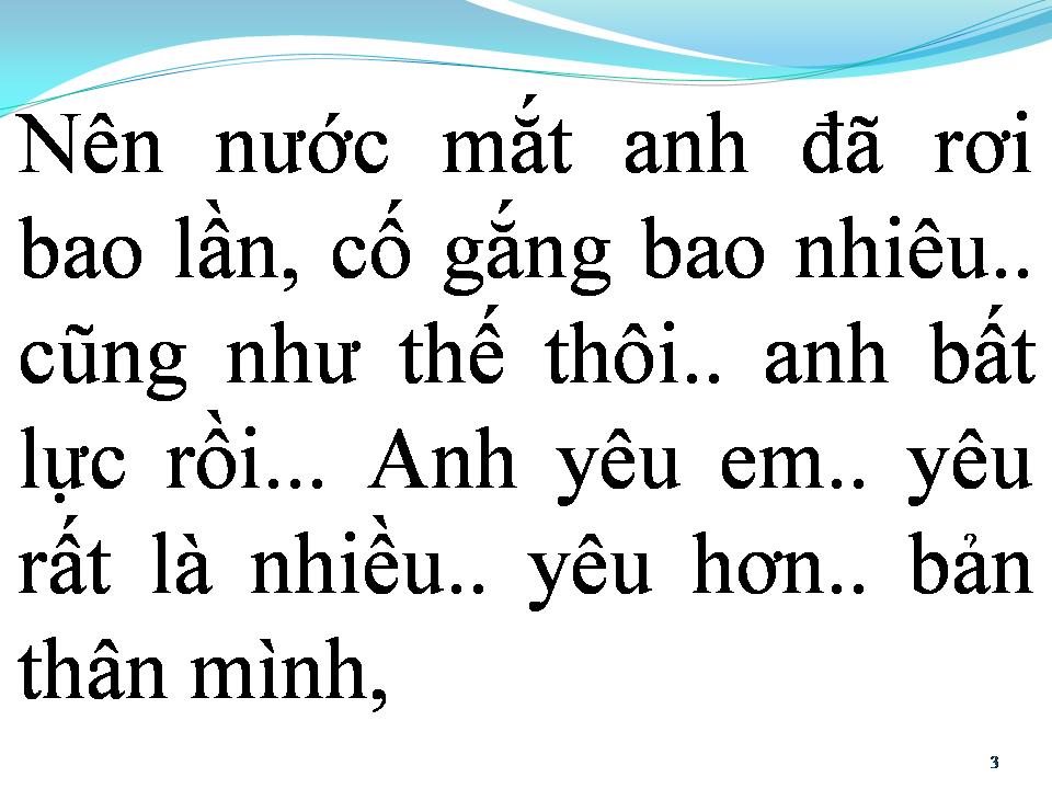 Lời bài hát BUÔNG TAY LÀ CÁCH ANH CHỌN