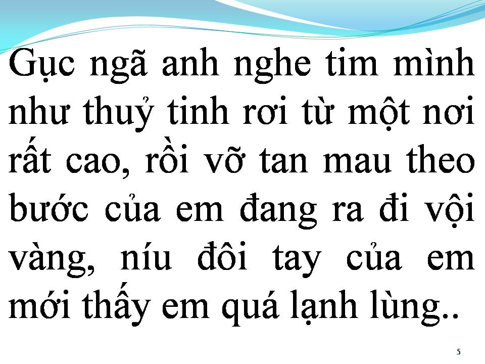 Lời bài hát BUÔNG TAY LÀ CÁCH ANH CHỌN