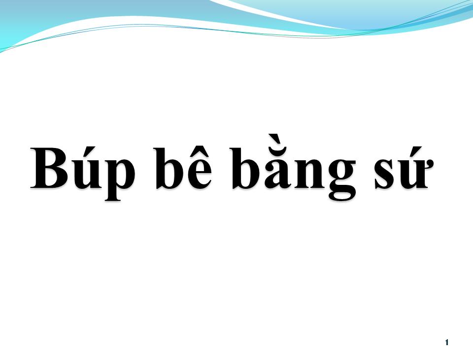 Lời bài hát BÚP BÊ BẰNG SỨ