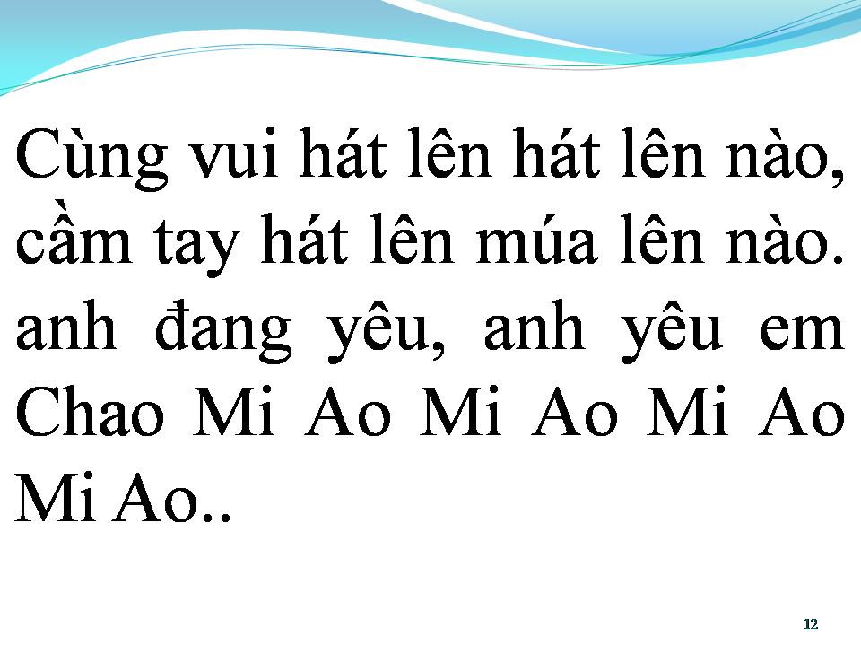 Lời bài hát BÚP BÊ CHAO MI AO