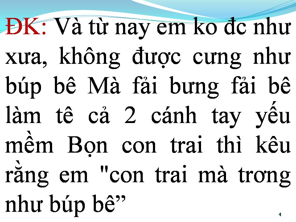 Lời bài hát BÚP BÊ CON TRAI