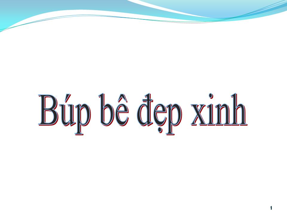 Lời bài hát BÚP BÊ ĐẸP XINH