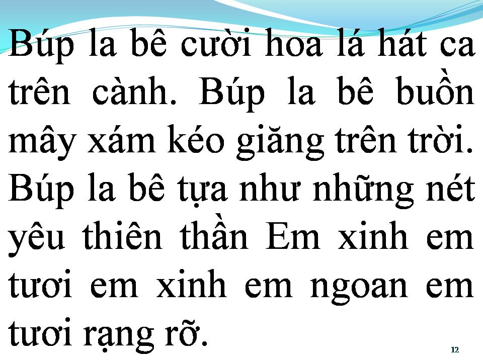 Lời bài hát BÚP BÊ ĐẸP XINH