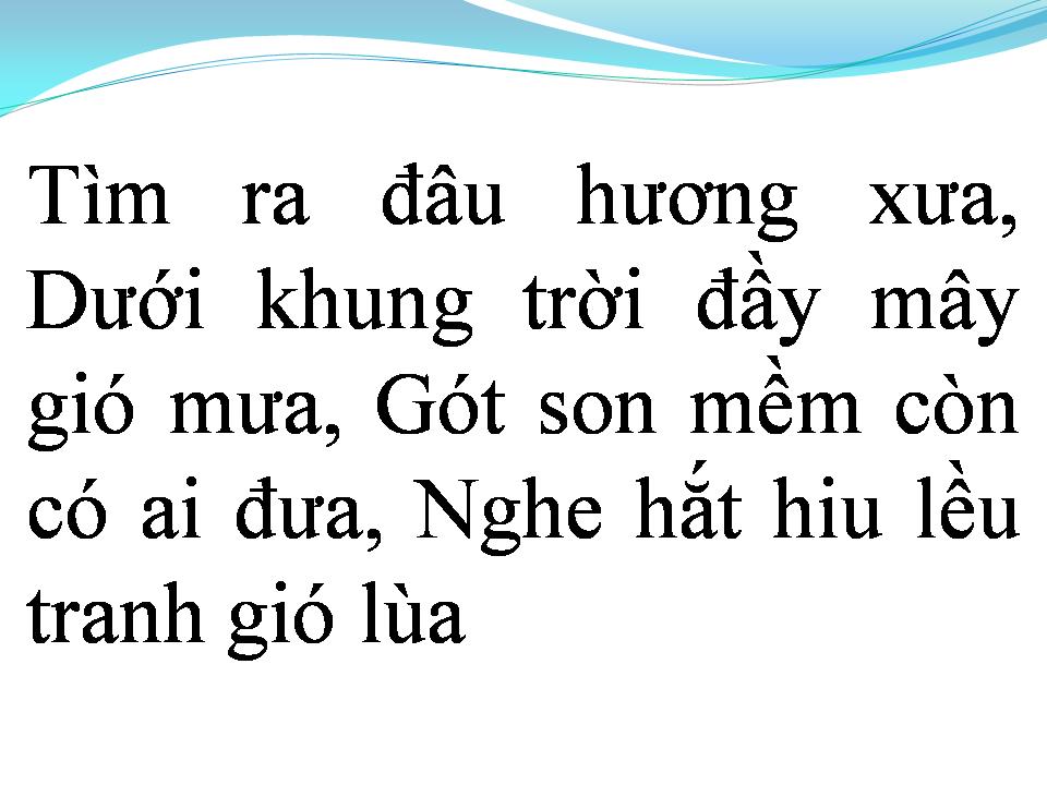 Lời bài hát BÔNG MUA TÍM