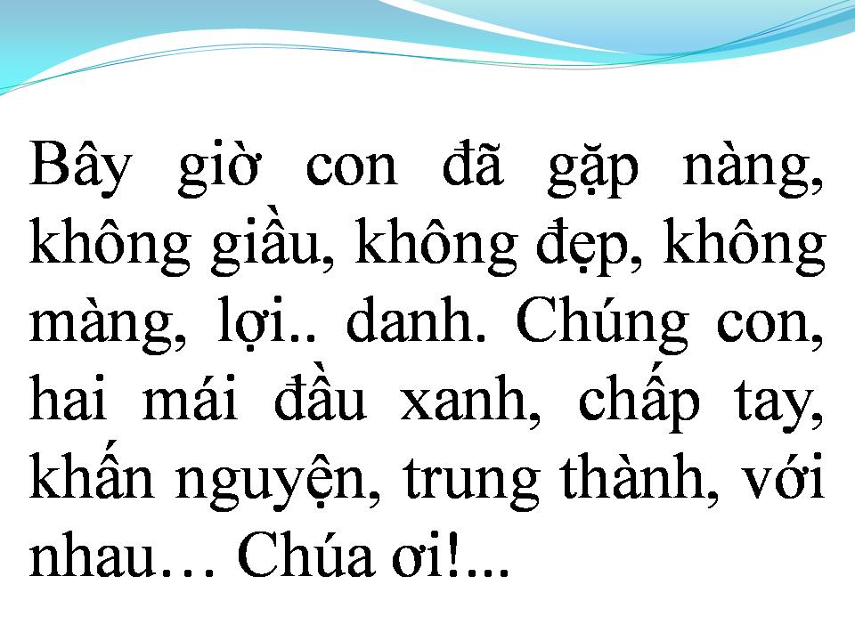 Lời bài hát CON QUỲ LẠY CHÚA TRÊN TRỜI