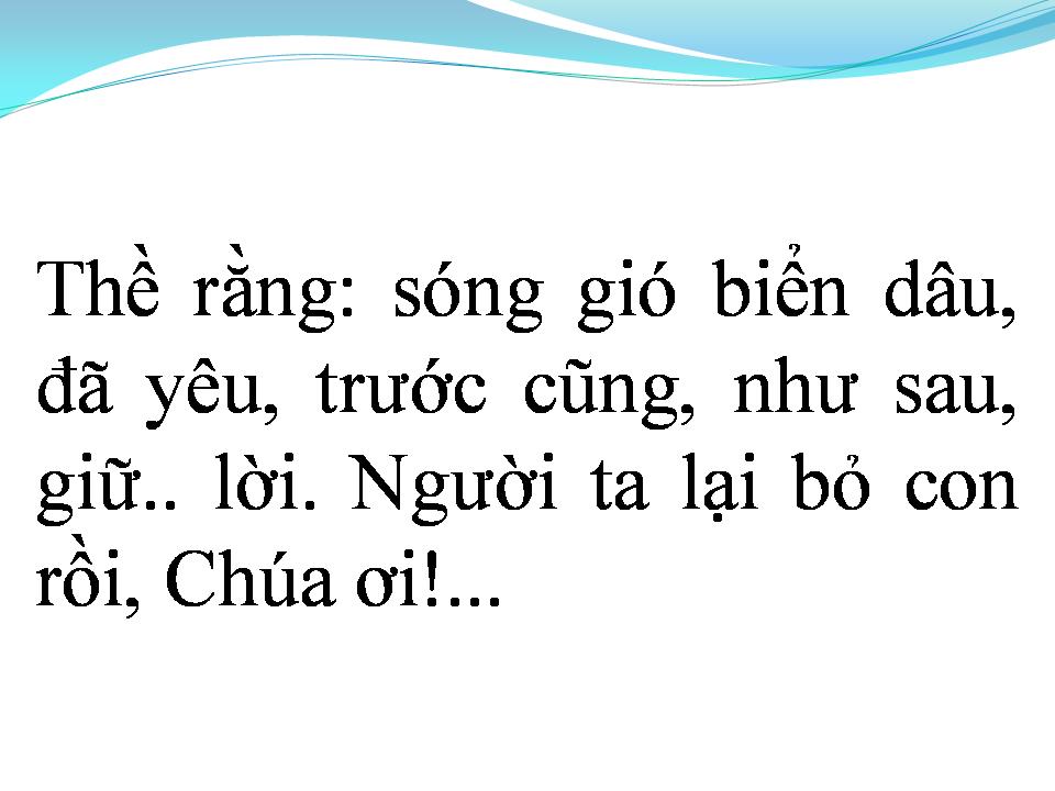 Lời bài hát CON QUỲ LẠY CHÚA TRÊN TRỜI