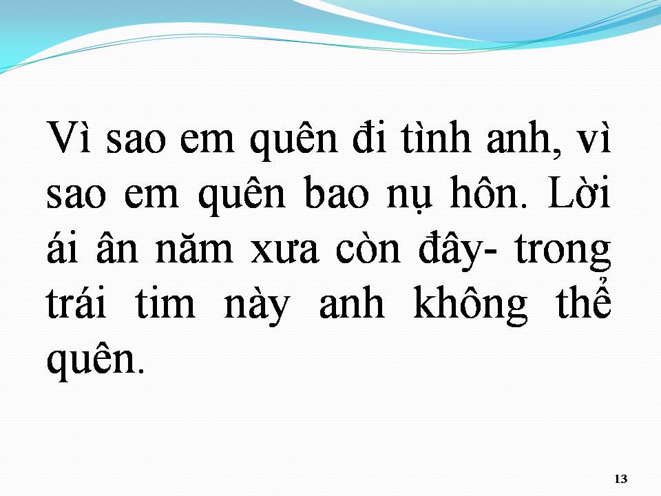 Lời bài hát ĐÃ BIẾT KHI YÊU