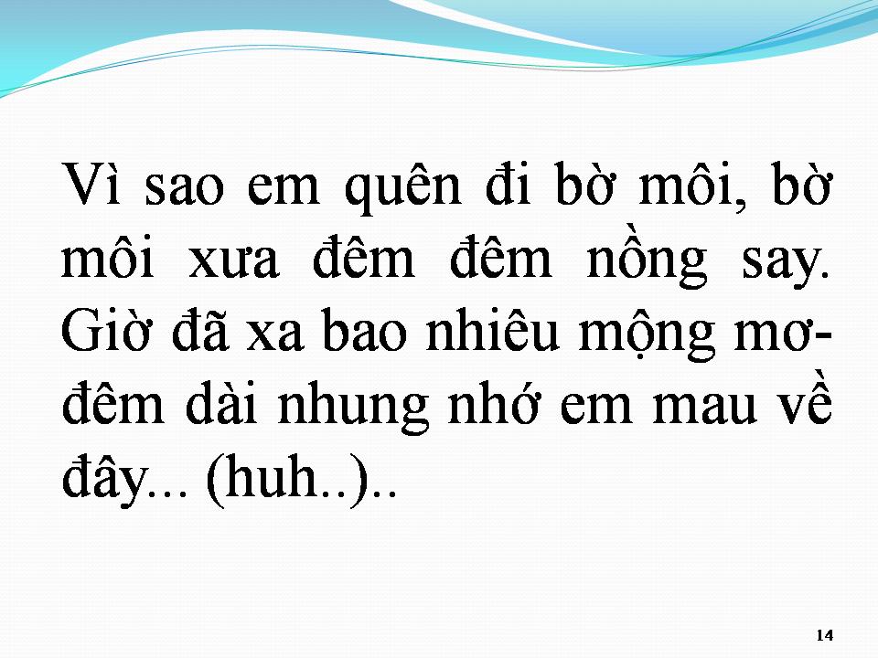 Lời bài hát ĐÃ BIẾT KHI YÊU