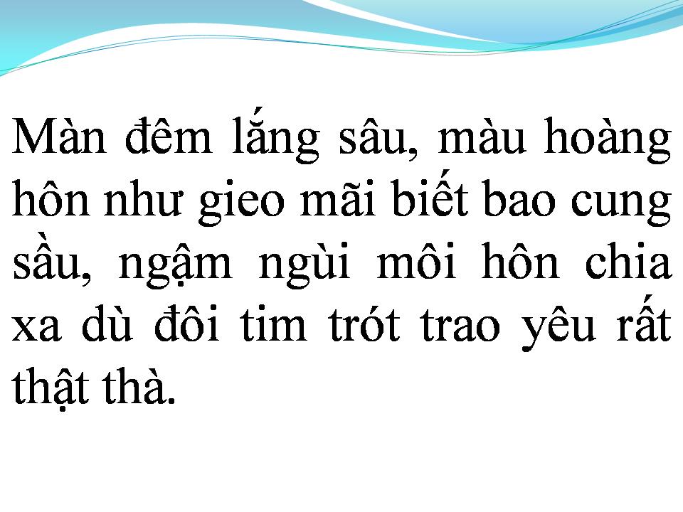 Lời bài hát DẠ KHÚC BIỆT LY