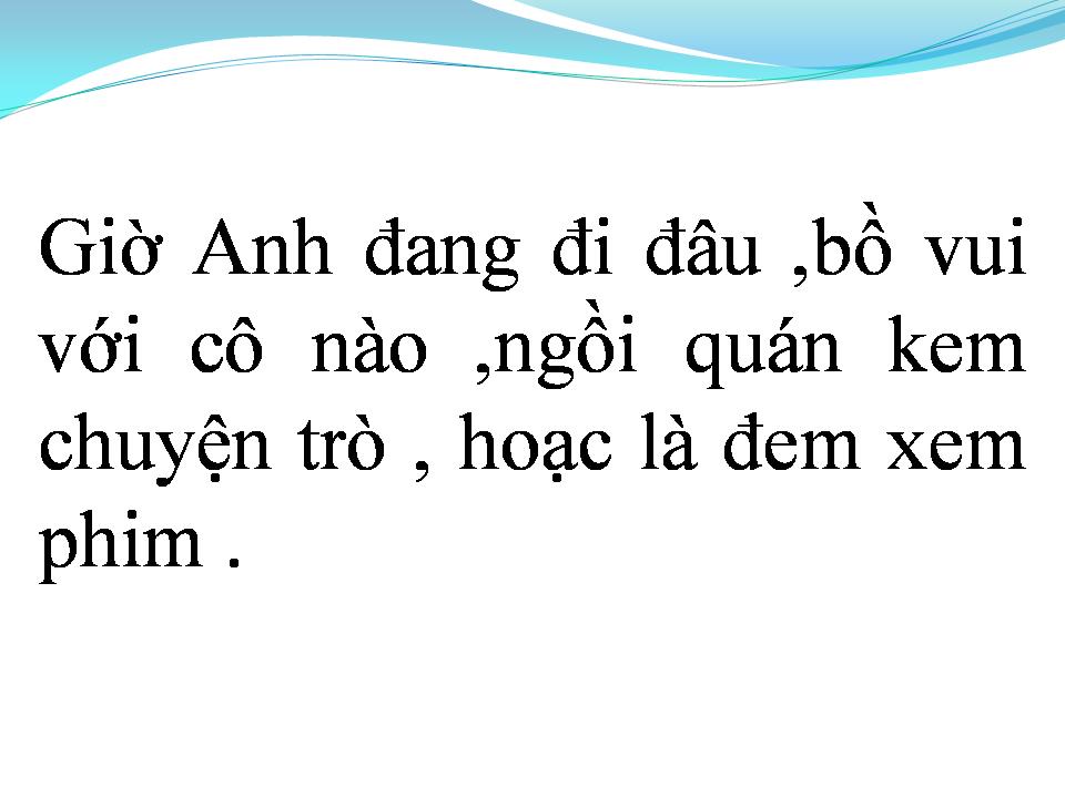 Lời bài hát ĐA TÌNH