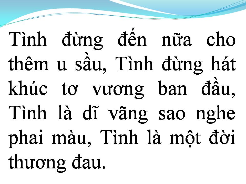 Lời bài hát DẠI KHỜ